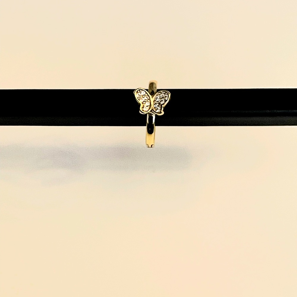 925 gold nose ring good for a floral event or a formal event❤️‍🔥